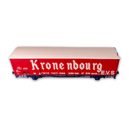 2 wagons couverts EVS Hs Kronembourg - SNCF époque IV – Trains160 16036 – N 1:160