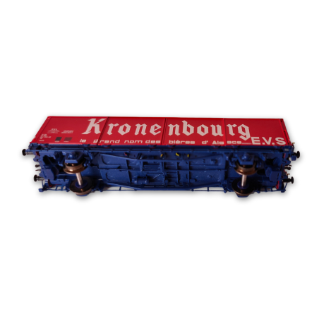 2 wagons couverts EVS Hs Kronembourg - SNCF époque IV – Trains160 16036 – N 1:160