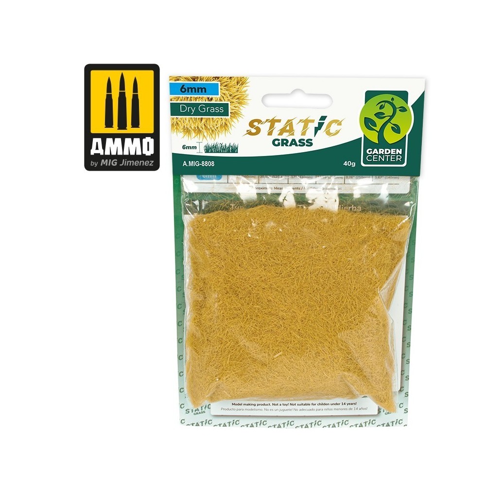 40g d'herbe statique vert 9mm -A.MIG-8808