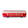 2 wagons couverts EVS Hs Kronembourg - SNCF époque IV – Trains160 16036 – N 1:160
