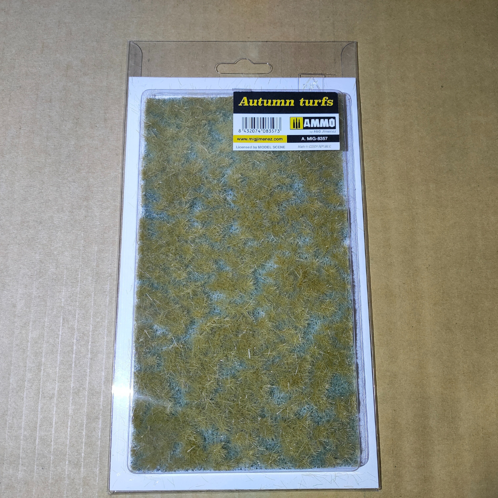 60g d'herbe statique couleur Champs d’automne - 2mm - A.MIG-8803