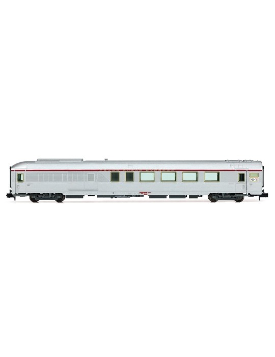 3 voitures inox TEE, Sncf - Paris - Ruhr, Ep IV - N 1/160 - ARNOLD HN4444