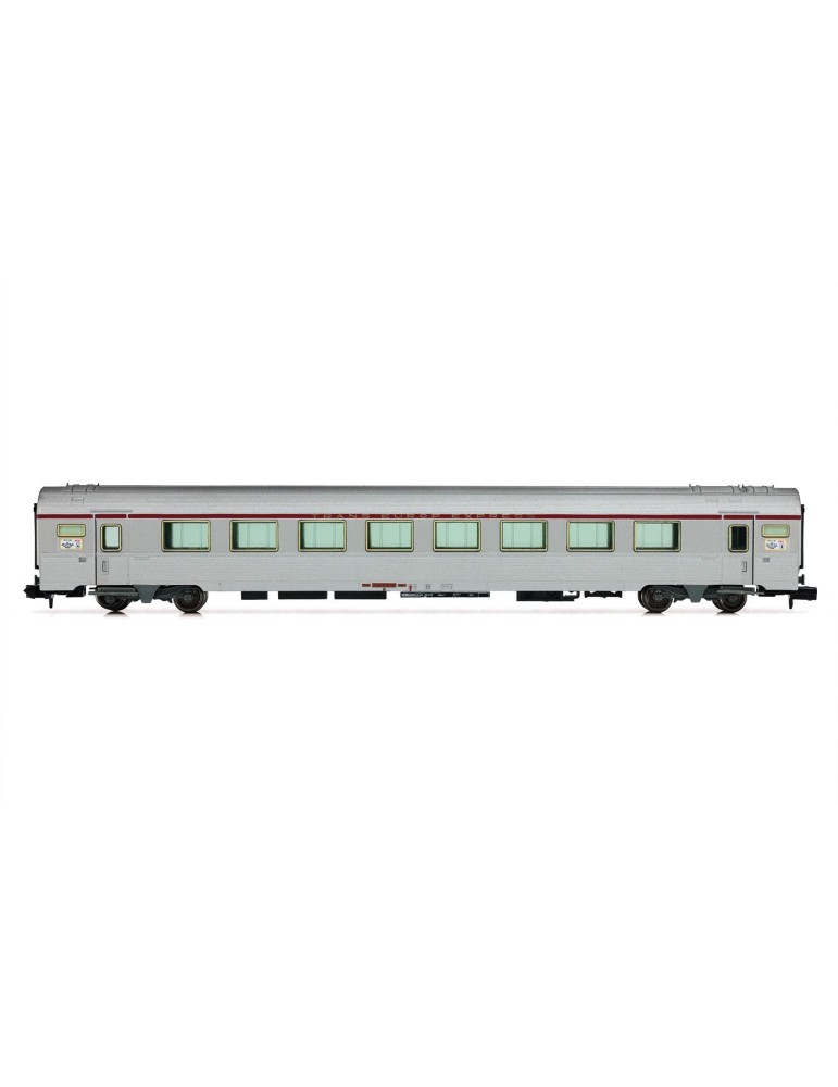 Voitures voyageurs TEE SNCF « Paris – Ruhr », voiture A8u, livrée argentée, ép. IV Arnold HN4445 - N 1/160