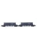 Wagons-trémies SNCF Faoos « S.G.W. / SITRAM », 4 essieux, transport charbon, époque IV Arnold HN6616 – N 1/160