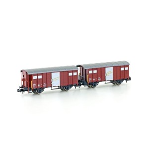 Wagons couverts K3 SBB époque IV – Hobbytrain H24251 – N 1:160