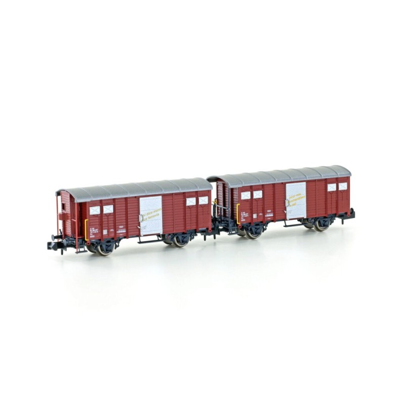 Wagons couverts K3 SBB époque IV – Hobbytrain H24251 – N 1:160