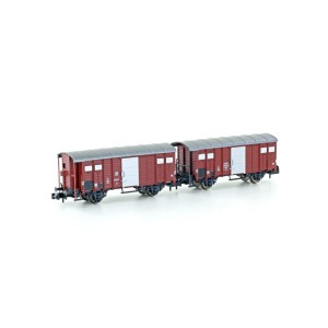 Wagons couverts K3 SBB époque III – Hobbytrain H24250 – N 1:160