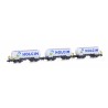 3 wagons silo Uacs Holcim époque VI – Hobbytrain H23492 – N 1:160