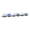 3 wagons silo Uacs Holcim époque VI – Hobbytrain H23493 – N 1:160