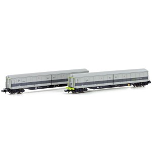 2 wagons Habfis Railadventure EP: VI – Hobbytrain H23444 – N 1:160