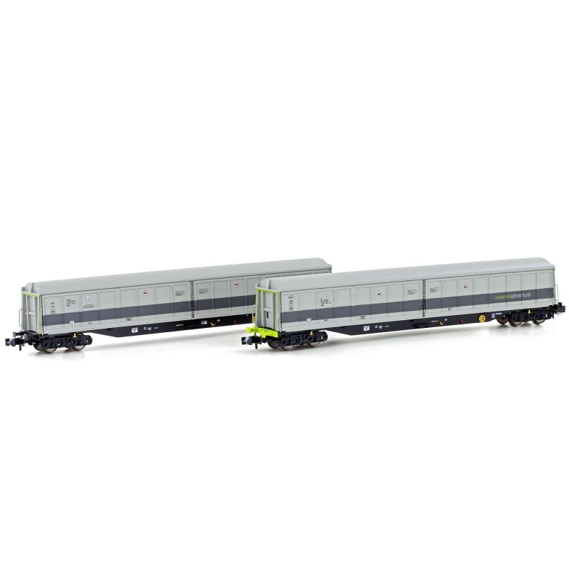 2 wagons Habfis Railadventure EP: VI – Hobbytrain H23444 – N 1:160