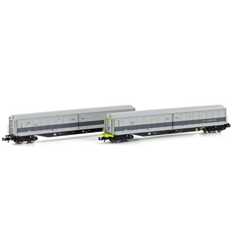 2 wagons Habfis Railadventure EP: VI – Hobbytrain H23444 – N 1:160