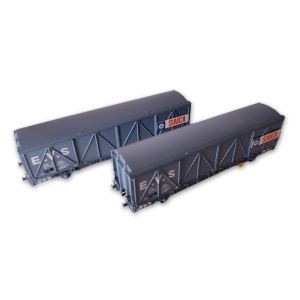 2 wagons EVS “SIMCA” – SNCF – époque IV/V – Trains160 16042 – N 1/160