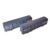2 wagons EVS “SIMCA” – SNCF – époque IV/V – Trains160 16042 – N 1/160