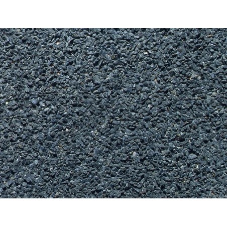 Ballast "Basaltic Rock" gris foncé – NOCH 09165 – N 1:160 / Z 1:220