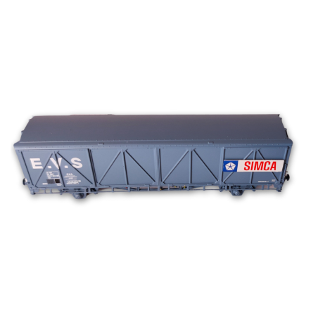 2 wagons EVS “SIMCA” – SNCF – époque IV/V – Trains160 16042 – N 1/160