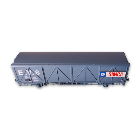 2 wagons EVS “SIMCA” – SNCF – époque IV/V – Trains160 16042 – N 1/160