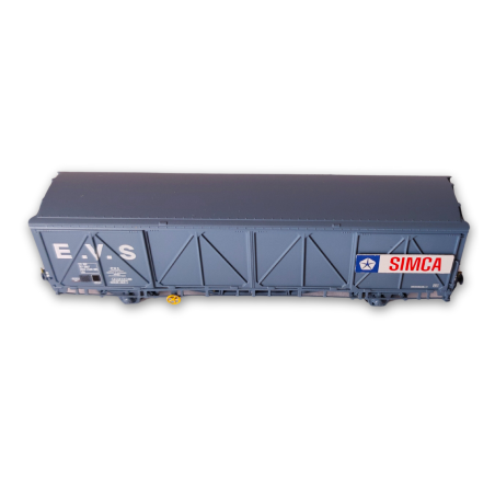 2 wagons EVS “SIMCA” – SNCF – époque IV/V – Trains160 16042 – N 1/160