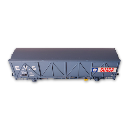 2 wagons EVS “SIMCA” – SNCF – époque IV/V – Trains160 16042 – N 1/160