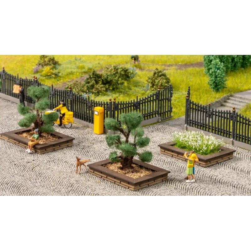 Parterre de fleurs – NOCH 14609 – N 1:160 – Kit Laser-Cut