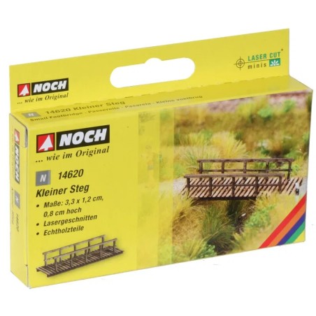 Petit Pont Piéton – NOCH 14620 – N 1:160 – Kit Laser-Cut