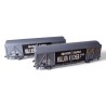 2 wagons EVS “VALLIER VICHER” – SNCF – époque IV/V – Trains160 16047 – N 1/160