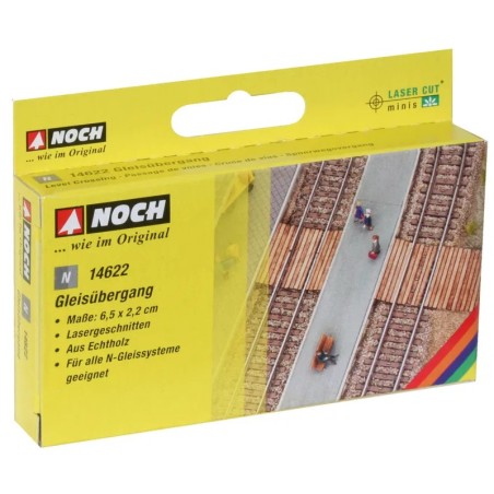 Passage à niveau – NOCH 14622 – N 1:160 – Kit Laser-Cut