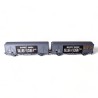2 wagons EVS “VALLIER VICHER” – SNCF – époque IV/V – Trains160 16047 – N 1/160