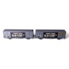 2 wagons EVS “VALLIER VICHER” – SNCF – époque IV/V – Trains160 16047 – N 1/160