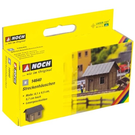 Cabane de bord de voie – NOCH 14640 – N 1:160 – Kit Laser-Cut