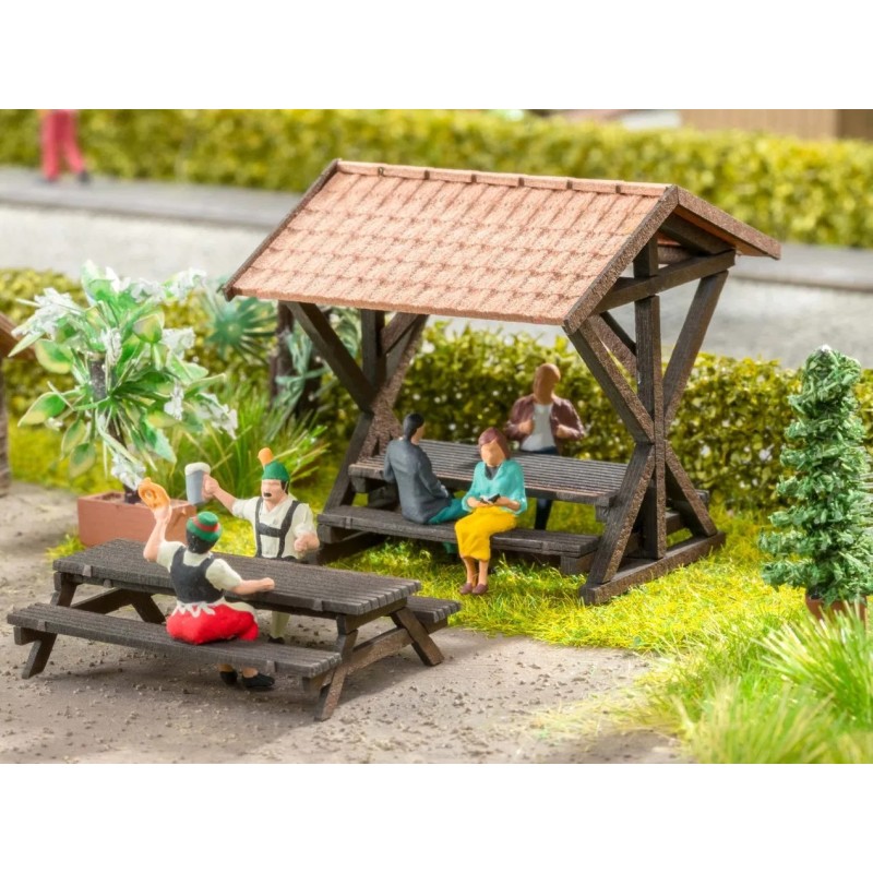 Aire de repos – NOCH 14674 – N 1:160 – Kit Laser-Cut