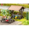 Aire de repos – NOCH 14674 – N 1:160 – Kit Laser-Cut