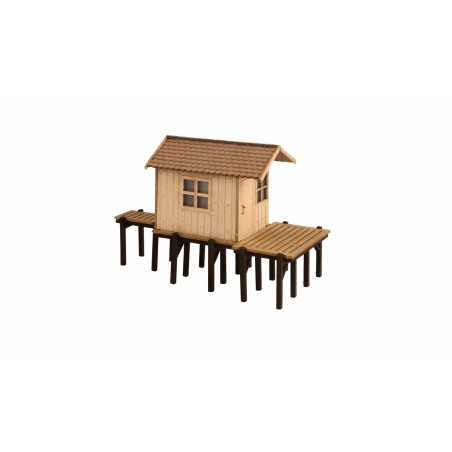Cabane de pêcheur – NOCH 14691 – N 1:160 – Kit Laser-Cut