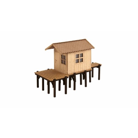 Cabane de pêcheur – NOCH 14691 – N 1:160 – Kit Laser-Cut