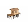 Cabane de pêcheur – NOCH 14691 – N 1:160 – Kit Laser-Cut