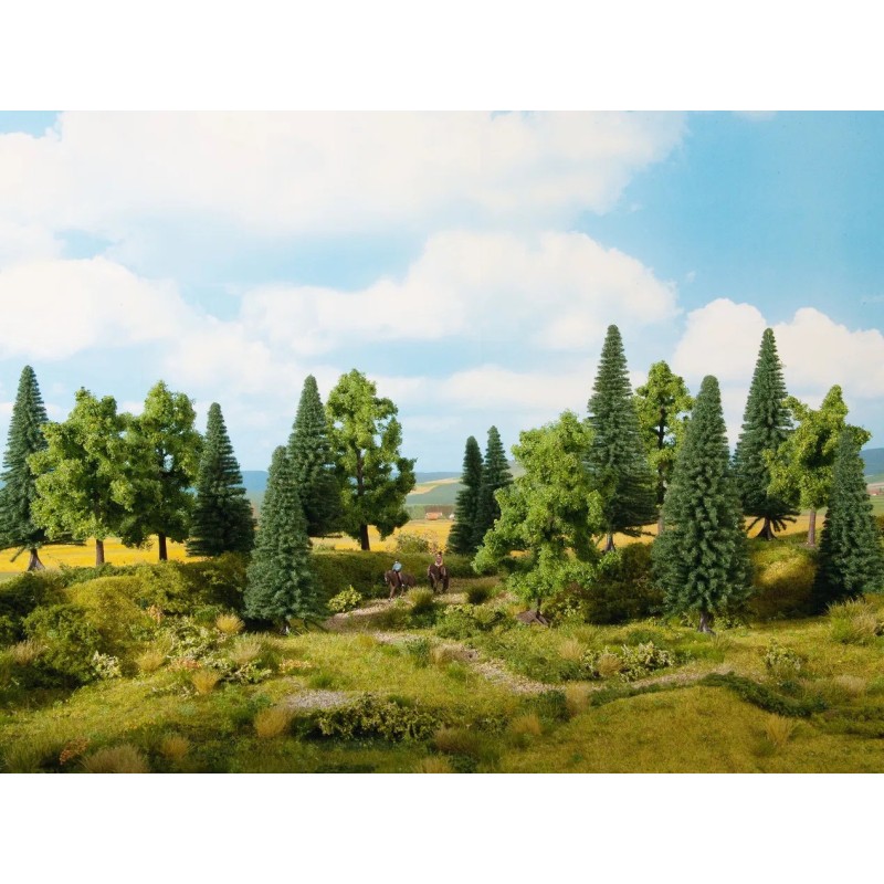 Forêt mixte 16 arbres – NOCH 24623 – H0/TT/N/Z