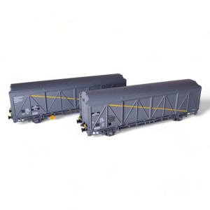 2 wagons à parois coulissantes EVS – SNCF – époque IV/V – Trains160 16051 – N 1/160