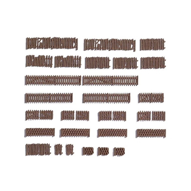 Clôtures de jardin – NOCH 33096 – N – Pack de 72 sections