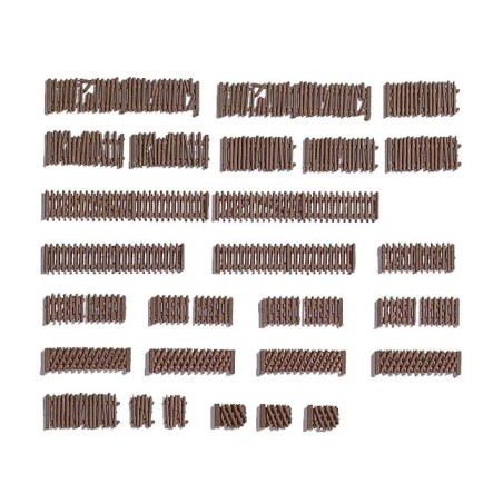 Clôtures de jardin – NOCH 33096 – N – Pack de 72 sections