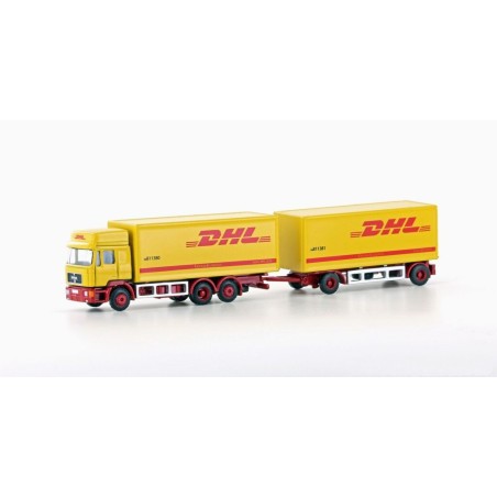Camion-remorque MAN F90 à 3 essieux DHL – miNis LC4607 – N 1:160