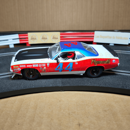 Plymouth Barracuda Spa Classique été 2023 - Jerome Washer n°44 - Scalextric C4525 - 1/32
