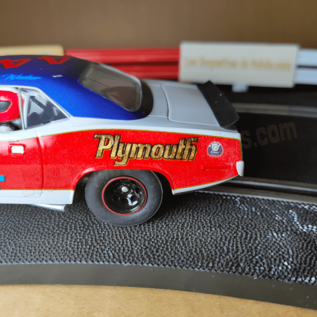 Plymouth Barracuda Spa Classique été 2023 - Jerome Washer n°44 - Scalextric C4525 - 1/32