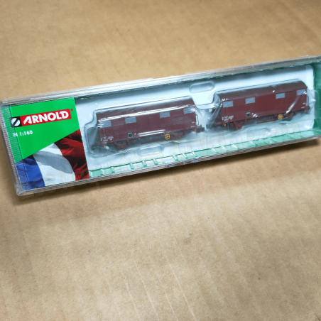 Wagons couverts SNCF type Kv « parois Permaplex », 2 essieux, époque III Arnold HN6570 – N 1/160