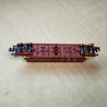 2 Wagons-trémies RENFE Faoos « SALTRA / CARFE », 4 essieux, chargés charbon, bruns, époques IV–V Arnold HN6671 – N 1/160