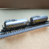 2 wagons-citernes à 3 essieux, « ALGECO », ép. III - Arnold HN6607- N 1/160 - SNCF - Ep