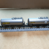 2 wagons-citernes à 3 essieux, « ALGECO », ép. III - Arnold HN6607- N 1/160 - SNCF - Ep