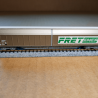 Wagon couvert SNCF Habbins à parois coulissantes « FRET », 4 essieux, époques IV–V Arnold HN6636 – N 1/160