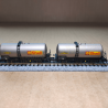 2 Wagons citernes SNCF "SHELL" 3 essieux - Arnold HN6609- N 1/160 - ép. IV