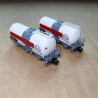 2 wagons-citernes à 3 essieux, SNCF « ESSO », ép. IV - Arnold HN6610- N 1/160