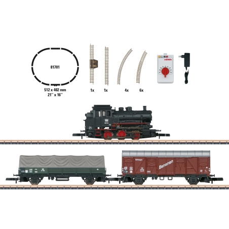 Coffret de démarrage train de marchandises - Z 1/220 - Marklin 081701
